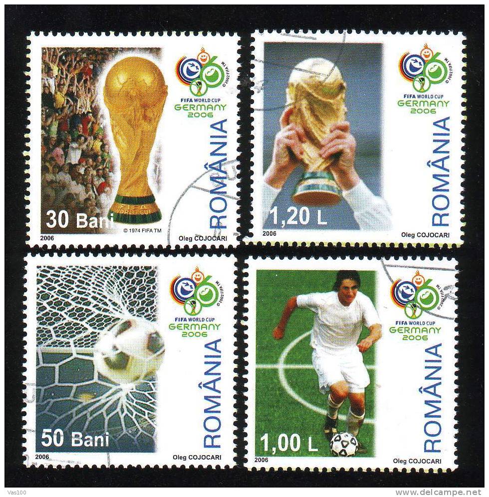 FOOTBALL FIFA WORLD CUP GERMANY 2006,VFU,CTO, Of Romania. - 2006 – Duitsland