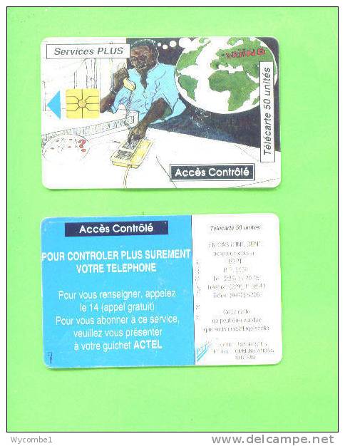 BENIN - Chip Phonecard/Acces Controle - Bénin