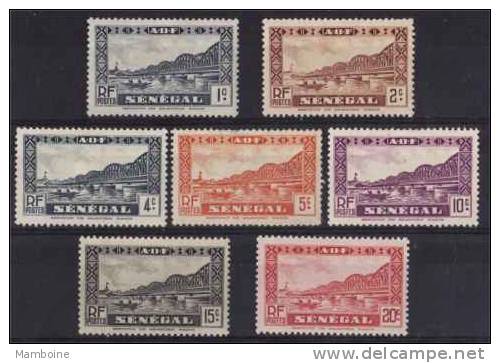 Senegal  N° 114 . 20 Neuf  X (trace De Charn.) 7 Valeurs - Neufs