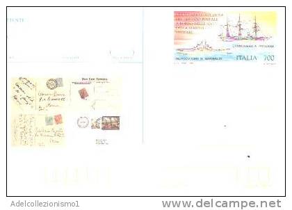 34589)cartolina Cent. Servizio Postale A Bordo Delle Navi Della MM Con 700£ - Acireale