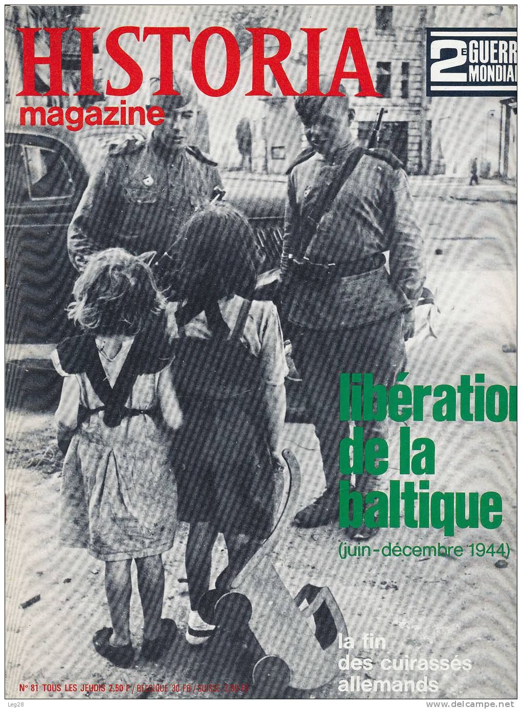 HISTORIA  MAGAZINE  N° 81 - Français