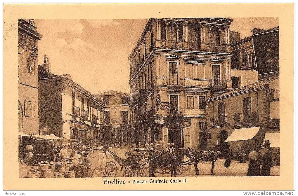 AVELLINO  -  Piazza Centrale Carlo III° - Avellino