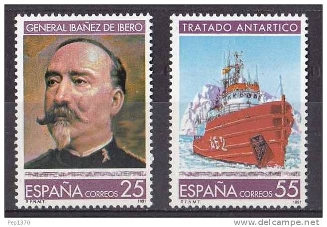 ESPAÑA 1991 - CIENCIA Y TECNICA  - Edifil Nº 3150-3151 - Yvert 2758-2759 - Nature