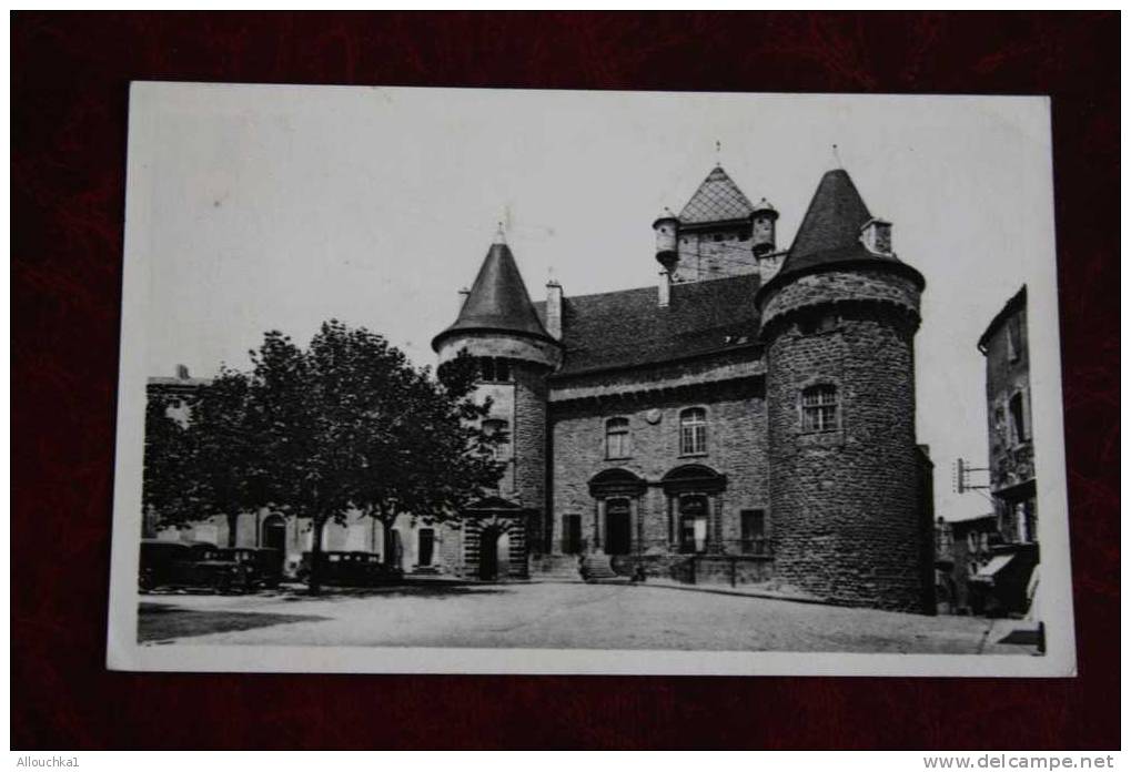 1953 AUBENAS ARDECHE 07  LE CHATEAU HOTEL DE VILLE - Aubenas