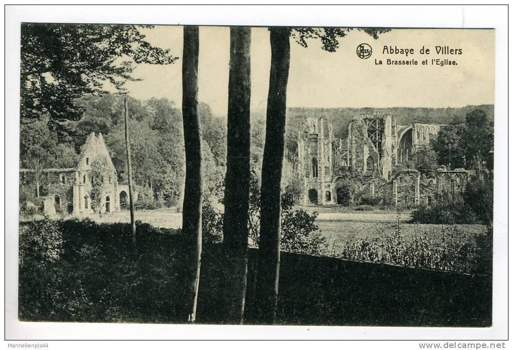 Villers - Ruines De L'Abbaye De Villers - La Brasserie Et L'Eglise - Collection De L'Hôtel De La Forêt - Villers-la-Ville