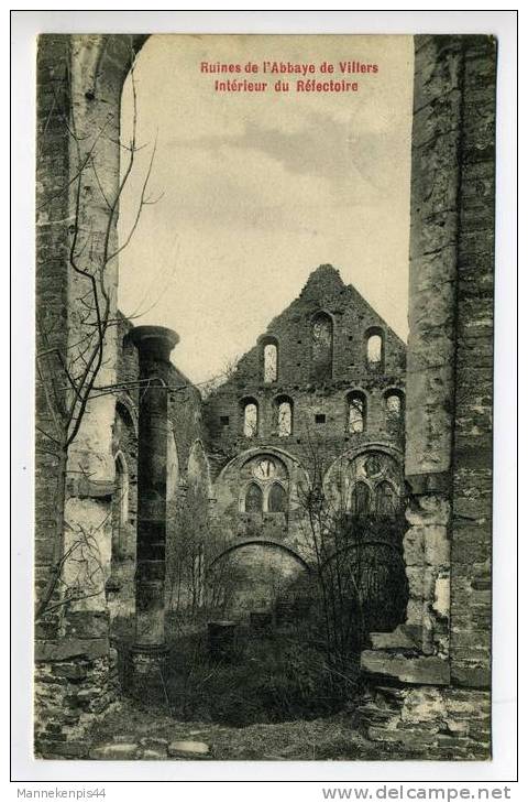 Villers - Ruines De L'Abbaye De Villers - Intérieur Du Réfectoire - Villers-la-Ville