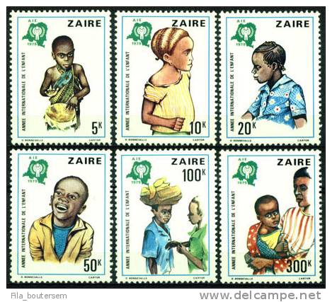ZAIRE : 23-07-1979 : (MNH) Set 6v : OCB : 978-983  Yvert : 951-956. - Unused Stamps