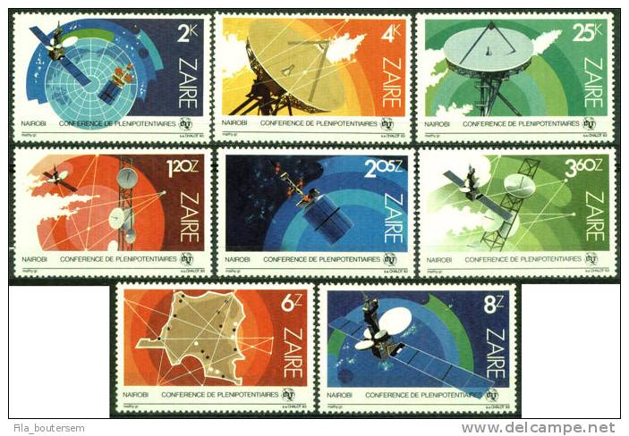 ZAIRE : 13-06-1983 : (MNH) Set 8v : OCB : 1200-1207  Yvert : 1138-1145. - Neufs