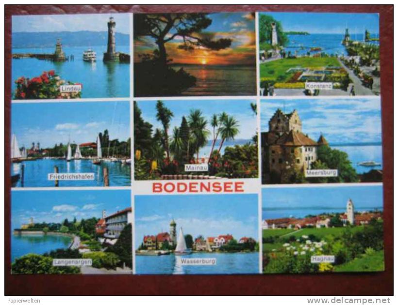 (Friedrichshafen) Mehrbildkarte Bodensee - Friedrichshafen