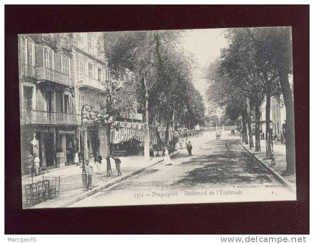 Draguignan Bd De L'esplanade édit.ruat N° 3311 Animée Café De Paris Motricine  Belle Carte - Draguignan