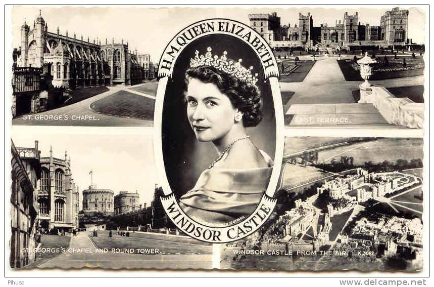 UK196  LONDON : Windsor Castle / H.M. Queen Elizabeth - Windsor Castle