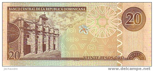 Rép. DOMINICAINE   20 Pesos Oro  Daté De 2002   Pick 169     ***** BILLET  NEUF ***** - Dominicana