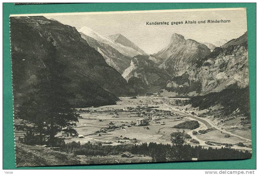 KANDERSTEG Gegen Alteis Und Rinderhorn  - SUISSE - Kandersteg