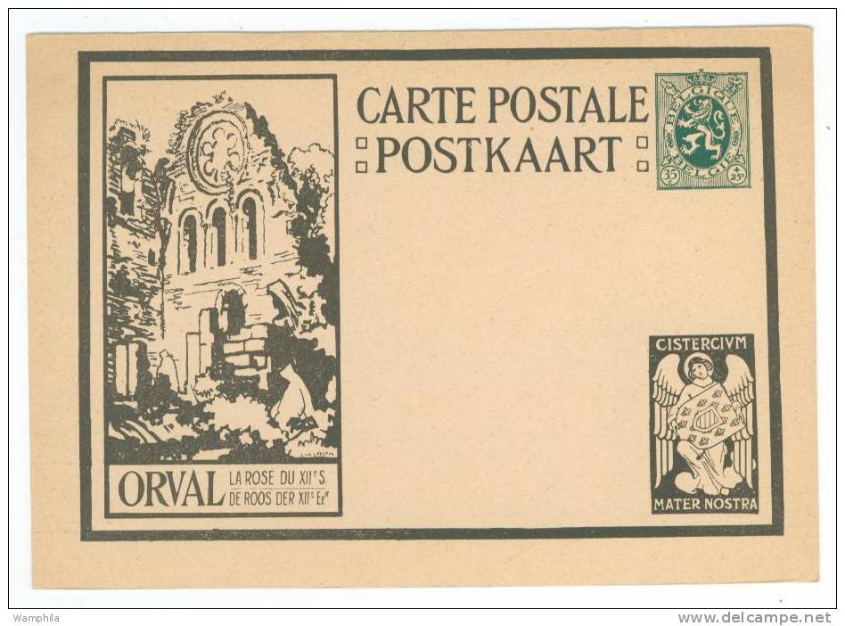 6 Entiers Postaux Différents à 35 C Vert Illustrés Orval , Tous Scannés - Geïllustreerde Briefkaarten (1971-2014) [BK]