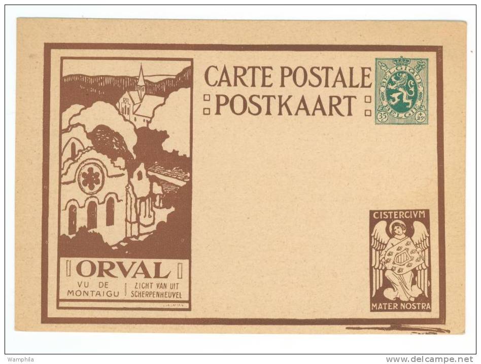 6 Entiers Postaux Différents à 35 C Vert Illustrés Orval , Tous Scannés - Illustrierte Postkarten (1971-2014) [BK]