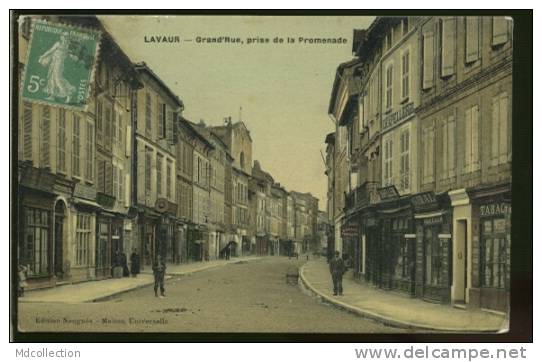 81 LAVAUR / Grand' Rue, Prise De La Promenade / CARTE COULEUR - Lavaur