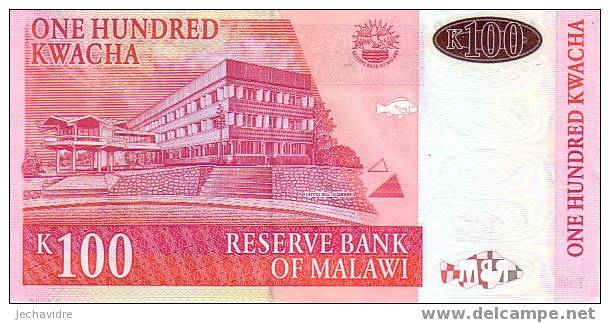 MALAWI   100 Kwacha   Daté Du 01-01-2003   Pick 46     ***** BILLET  NEUF ***** - Malawi