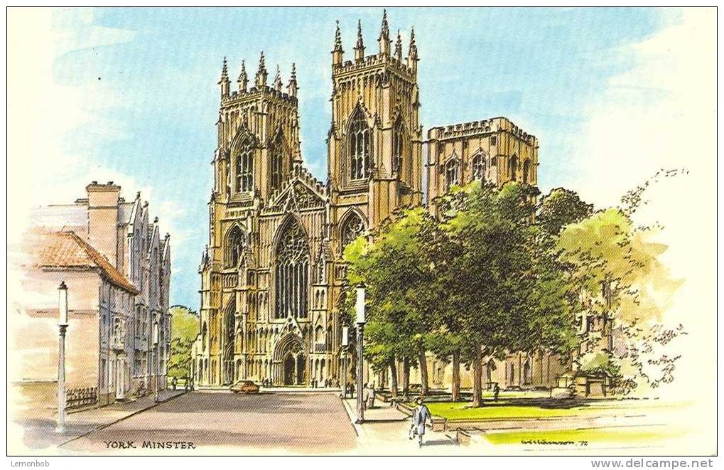 Britain United Kingdom - York Minster Postcard [P695] - York