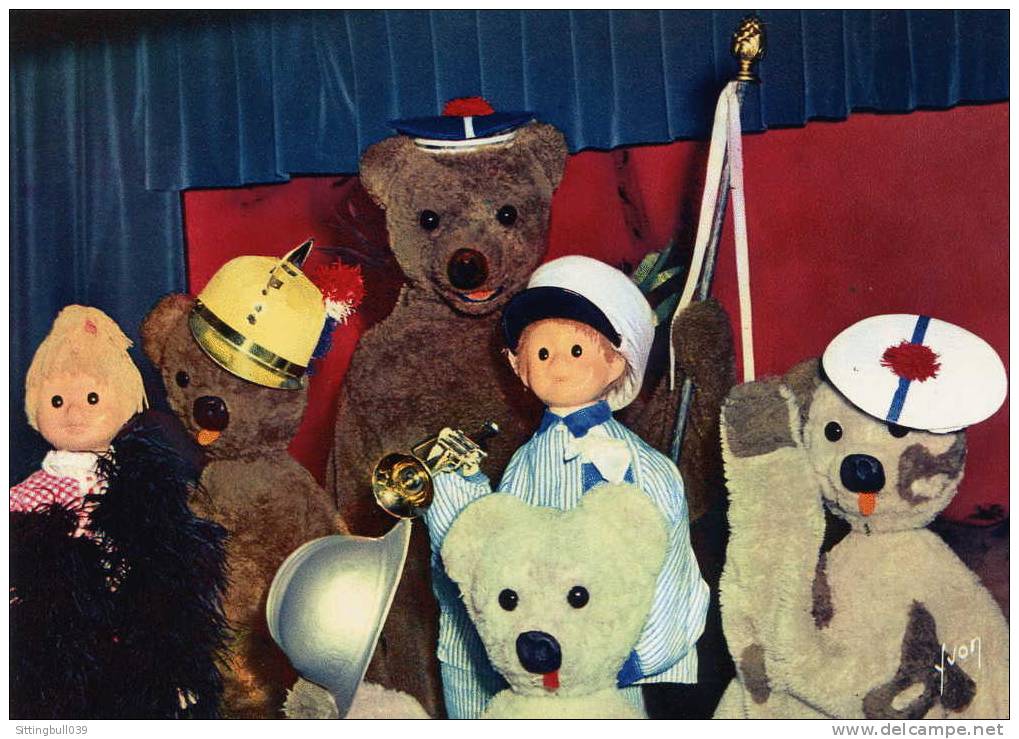 BONNE NUIT LES PETITS. Série NOUNOURS ET SES NEVEUX. Carte Postale N° 13. En Avant La Fanfare. ORTF Années 60. TBE - Séries TV