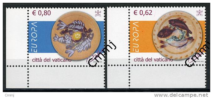 2005 - VATICANO - VATIKAN - Sass. 1378/1379 - MNH - Mint - Europa - Unused Stamps