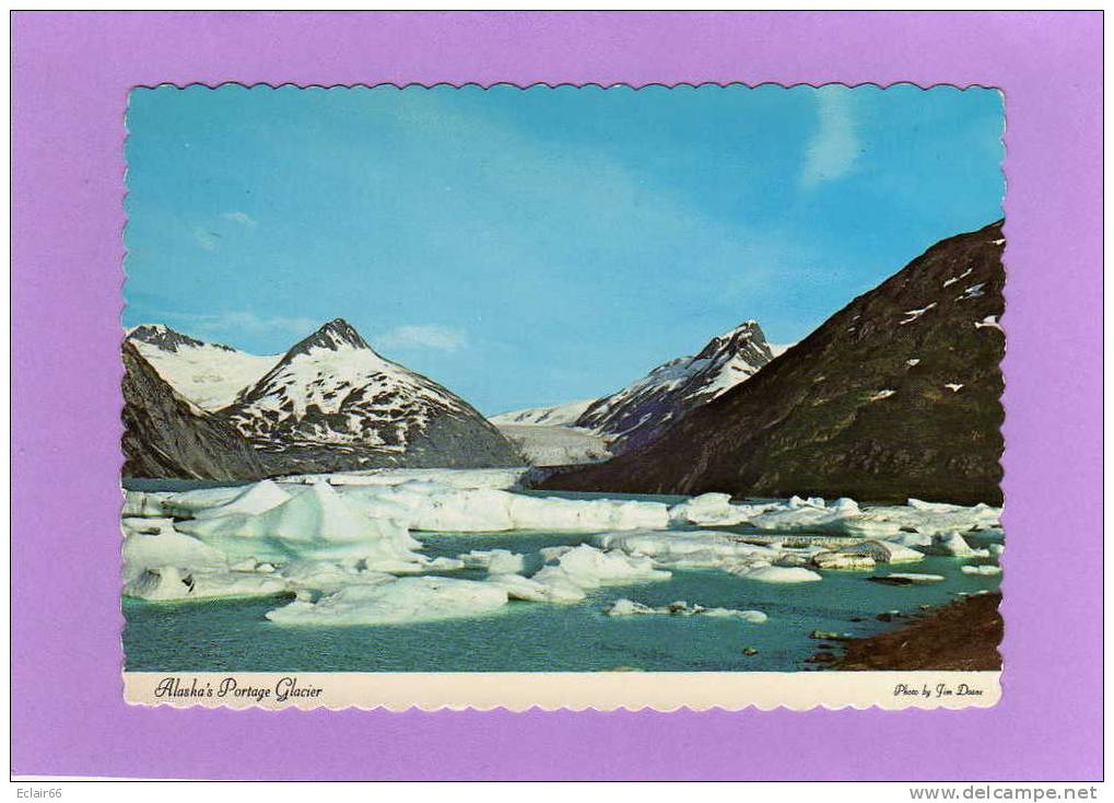 Anchorage  WORLD FAMOUS PORTAGE GLACIER  JUST SOUTH OF ANCHORAGE ALASKA - Sonstige & Ohne Zuordnung