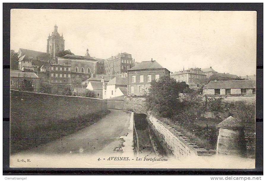 TOP!! AVESNES * LES FORTIFICATIONS * 1914 **!! - Avesnes Sur Helpe