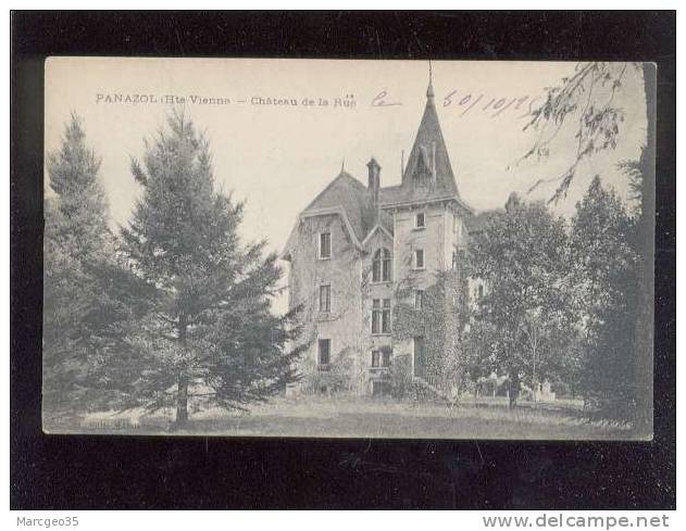 Panazol Chateau De La Rüe édit.massias ?  Belle Carte - Panazol