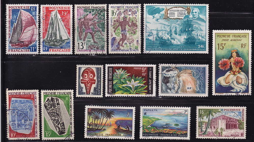 Groupe De 14 Timbres Oblitérés  De 1960 à 1969 - Used Stamps