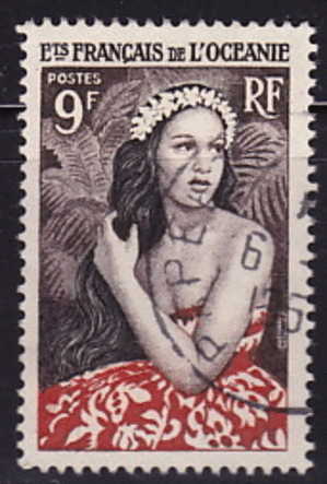 Femme De Bora-Bora  Maury 208  Oblit. - Oblitérés
