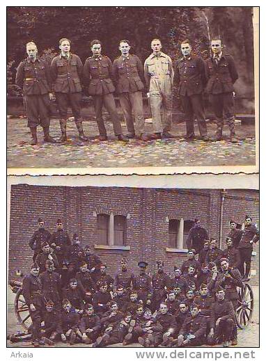 BEVERLOO = 4 Cartes Photo Militaires  (écrites) - Andere & Zonder Classificatie