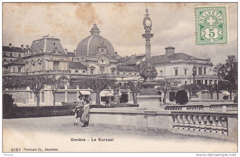 GENEVE : Le Kursaal - Carte Animée - Genève