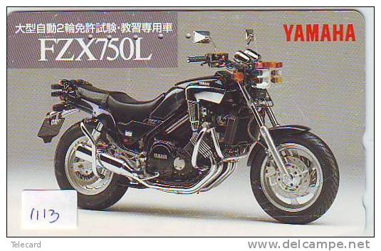 MOTOR Telecarte Japon (1113) YAMAHA * Motorbike * Phonecard Japan * Telefonkarte - Motorbikes