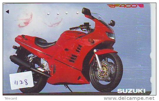 MOTOR Telecarte Japon (1128) SUZUKI *  Motorbike * Phonecard Japan * Telefonkarte - Motorbikes