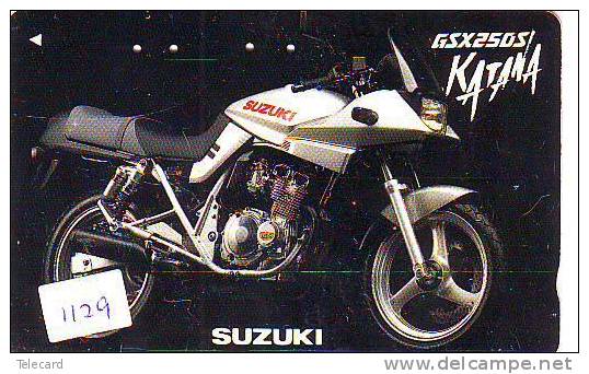 MOTOR Telecarte Japon (1129)  SUZUKI * Motorbike * Phonecard Japan * Telefonkarte - Moto