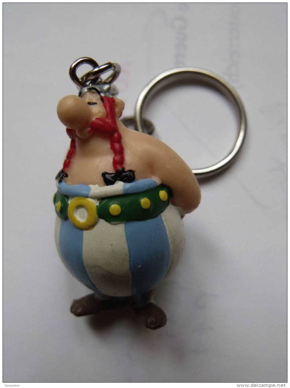 PORTE CLES - OBELIX - GOSCINNY - UDERZO -  PLASTOY - HAUTEUR 4CM - Figuren - Kunststoff