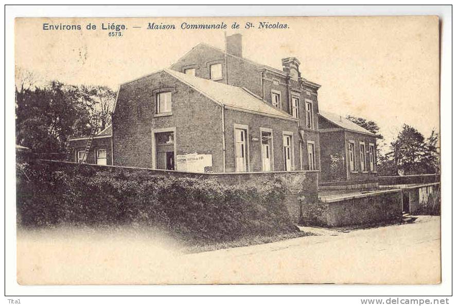 12878 - Maison Communale De St Nicolas - Saint-Nicolas