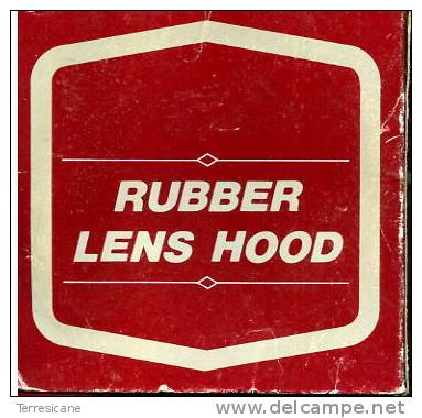 RUBBER LENS HOOD PARALUCE GOMMA 58 MM S&K JAPAN - Material Y Accesorios