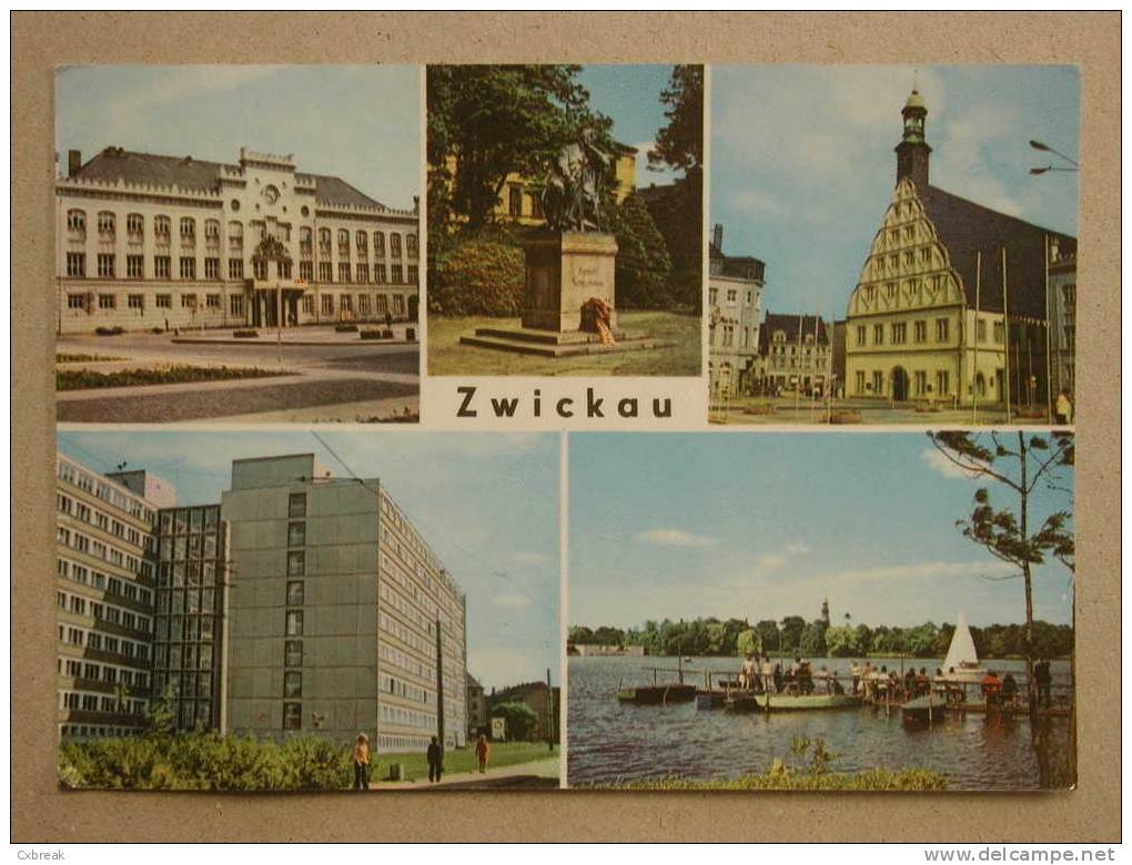 Zwickau, Rathaus, Stadttheater, Internat Usw - Zwickau