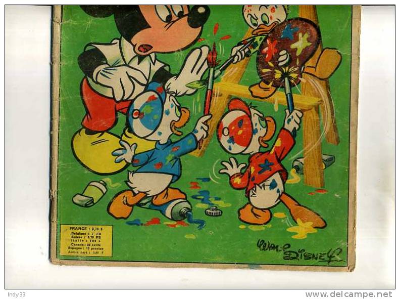 - LE JOURNAL DE MICKEY . NOUVELLE SERIE N°588 . 1963 - Journal De Mickey