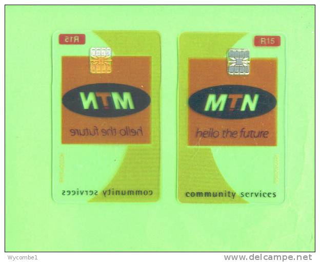 SOUTH AFRICA - Transparent Chip Phonecard/MTN - Suráfrica