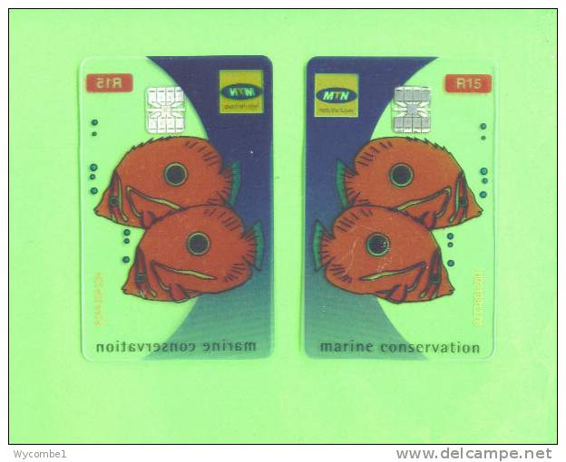 SOUTH AFRICA - Transparent Chip Phonecard/Marine Conservation - Afrique Du Sud