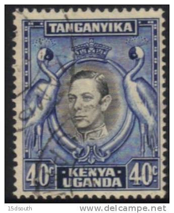 Kenya Uganda Tanganyika - 1938 KGVI 40c Used - Kenya, Ouganda & Tanganyika