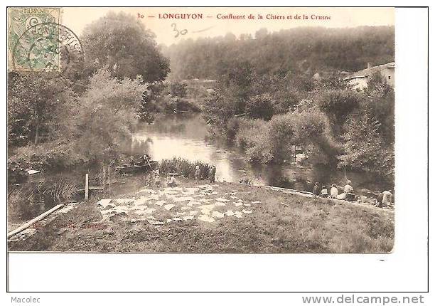 54 LONGUYON 2 Cartes ECLUSE DU PICON /CONFLUENT CHIERS - Longuyon