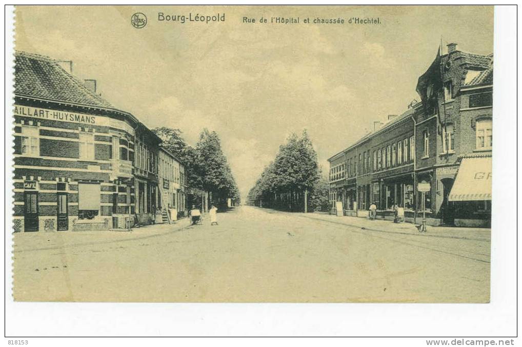 Bourg-Léopold  - Rue De L'Hôpital Et Chaussée D'Hechtel - Leopoldsburg