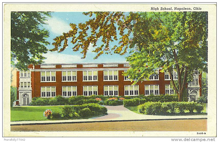 NAPOLEAN OHIO The HIGH SCHOOL 1935 - Sonstige & Ohne Zuordnung