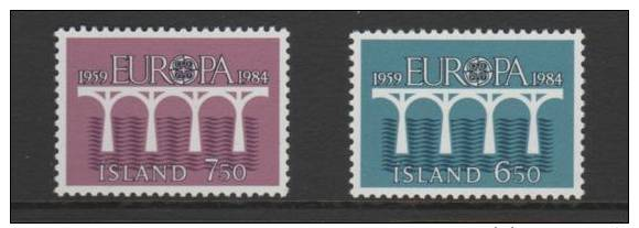 ICELAND...1984...MNH...#588-589 - Other & Unclassified