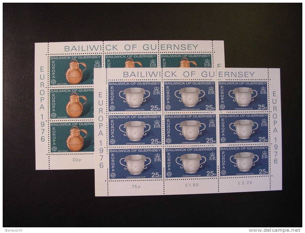 GUERNSEY 1976 CEPT SHEET  MNH **   (021008) - 1976