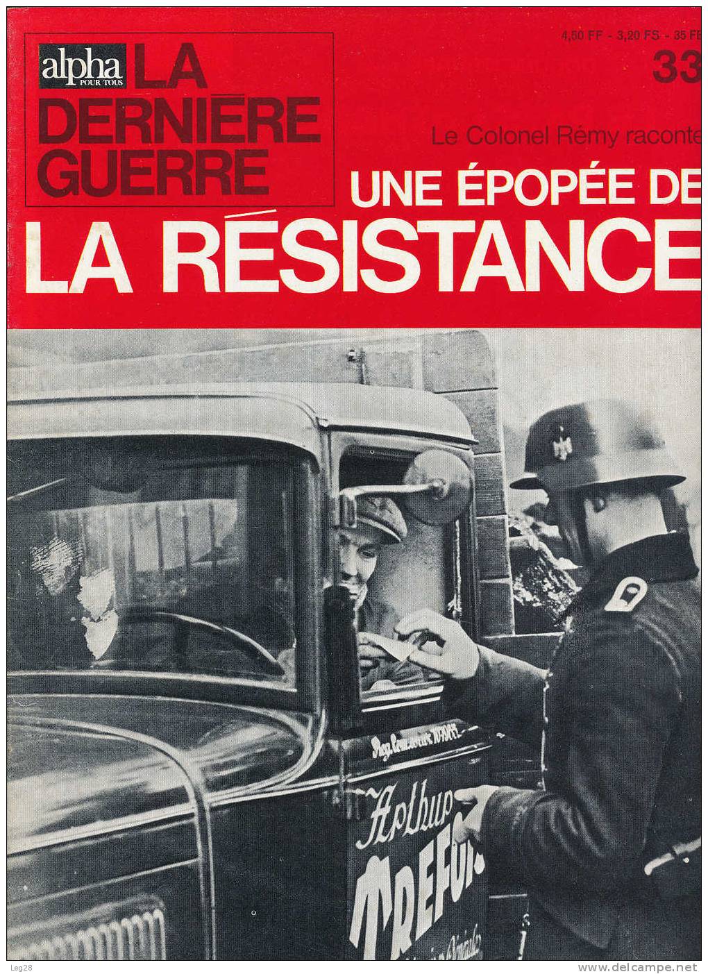 UNE  EPOPEE  DE  LA  RESISTANCE  N° 33 - Francese