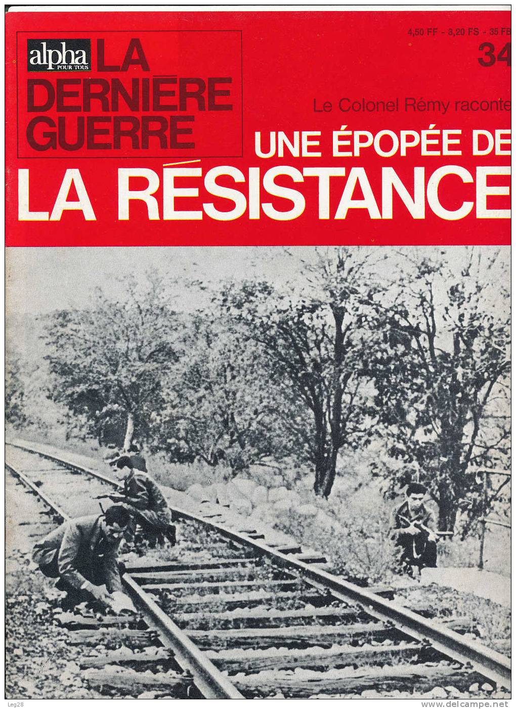 UNE  EPOPEE  DE  LA  RESISTANCE  N° 34 - Frans