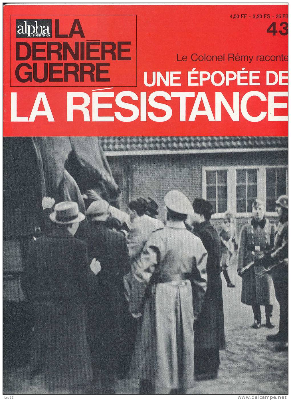 UNE  EPOPEE  DE  LA  RESISTANCE  N° 43 - Frans